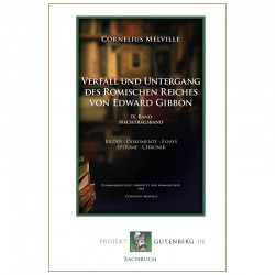 Verfall und Untergang des Römischen Reiches von Edward Gibbon. IX. Band. Nachtragsband
